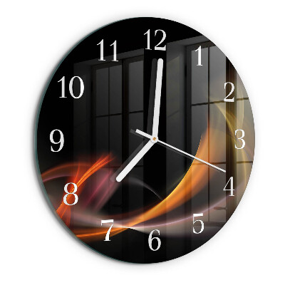 Reloj de pared redondo Abstracción