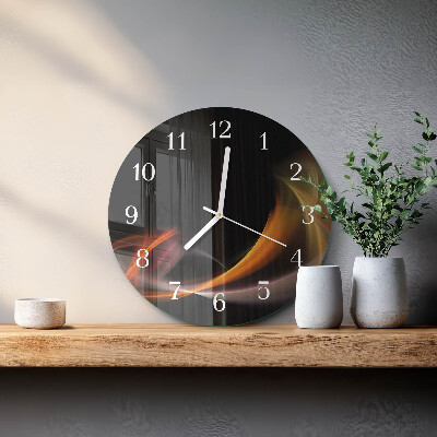 Reloj de pared redondo Abstracción