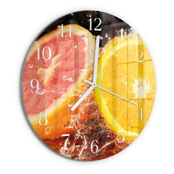 Reloj de pared redondo Fruta
