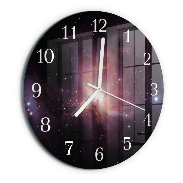 Reloj de pared redondo Espacio