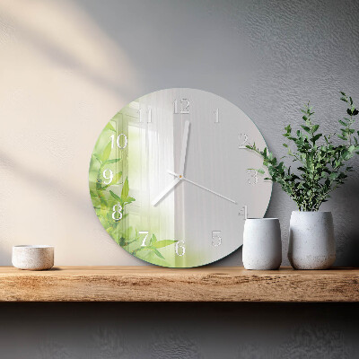 Reloj de pared redondo Naturaleza