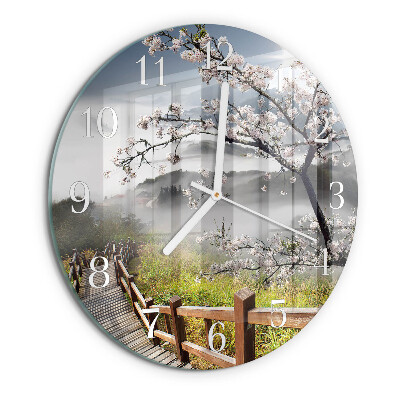 Reloj de pared redondo Primavera