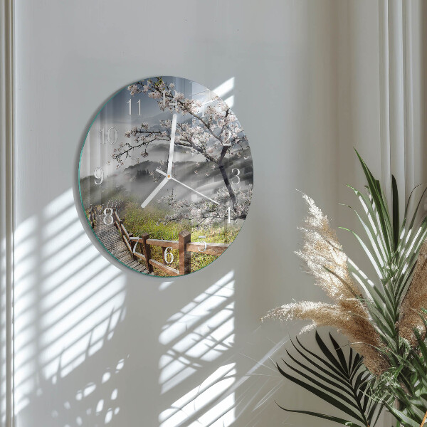 Reloj de pared redondo Primavera
