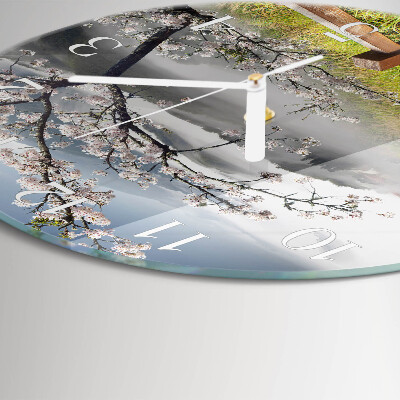 Reloj de pared redondo Primavera