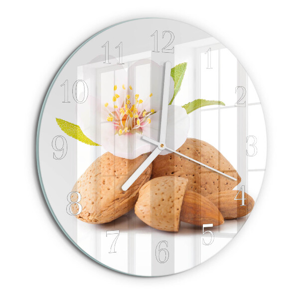 Reloj de pared redondo Almendras