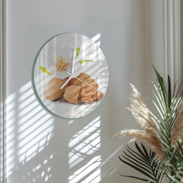 Reloj de pared redondo Almendras
