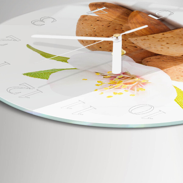 Reloj de pared redondo Almendras