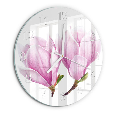 Reloj de pared redondo Magnolia