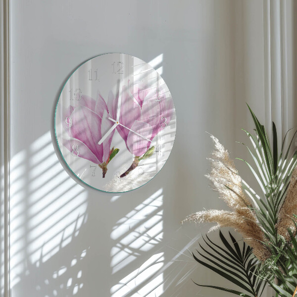 Reloj de pared redondo Magnolia