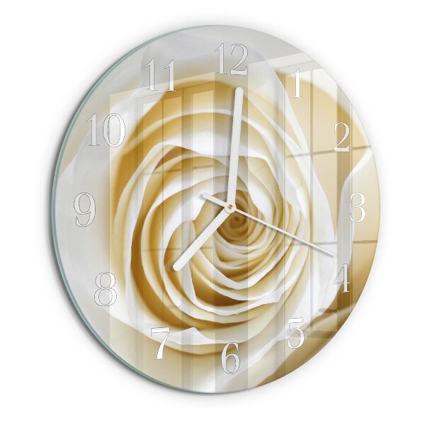 Reloj de pared redondo Rosa