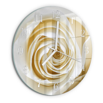 Reloj de pared redondo Rosa