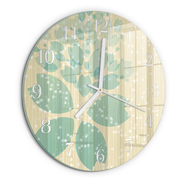 Reloj de pared redondo Abstracción