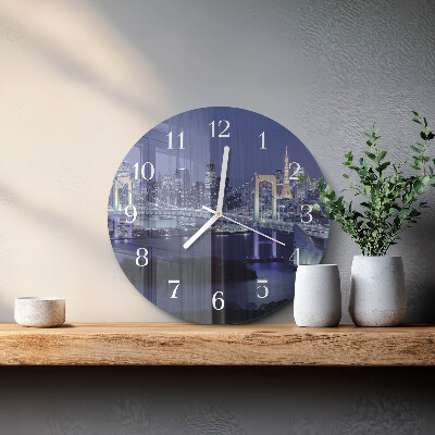 Reloj de pared redondo Puente