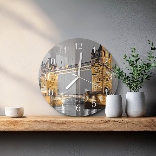 Reloj de pared redondo Puente de la Torre