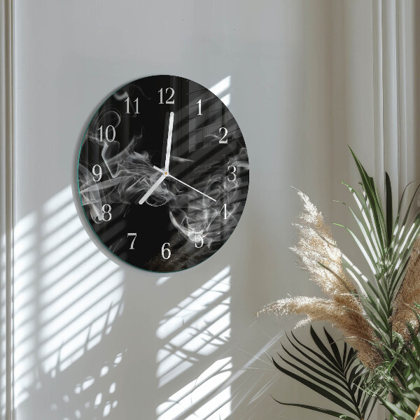 Reloj de pared redondo Fumar