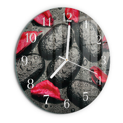 Reloj de pared redondo Piedras