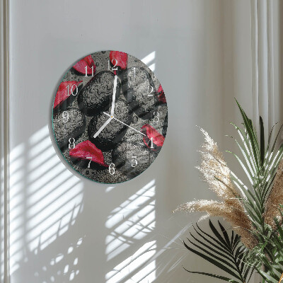 Reloj de pared redondo Piedras