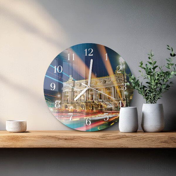 Reloj de pared redondo Luz