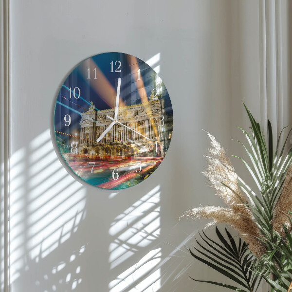 Reloj de pared redondo Luz