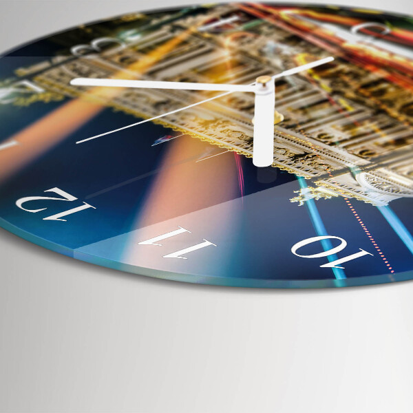 Reloj de pared redondo Luz