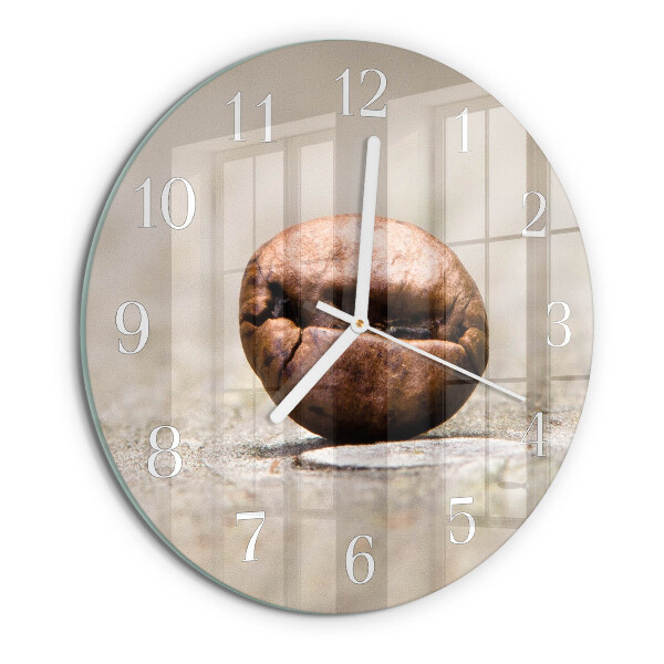 Reloj de pared redondo Grano de café