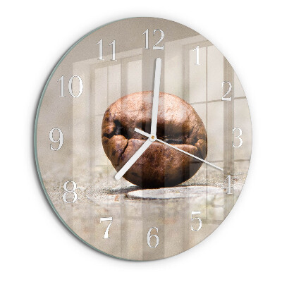 Reloj de pared redondo Grano de café
