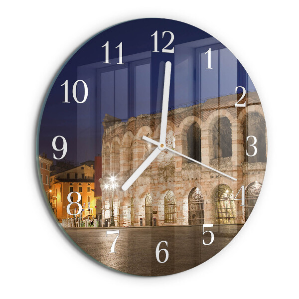 Reloj de pared redondo Luz nocturna