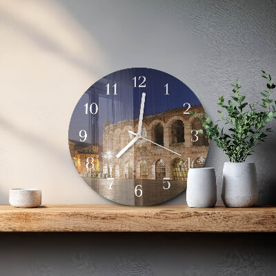 Reloj de pared redondo Luz nocturna