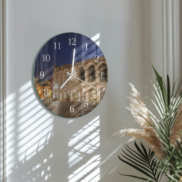 Reloj de pared redondo Luz nocturna