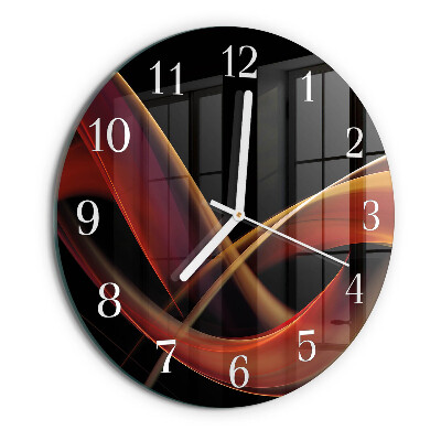 Reloj de pared redondo Abstracción