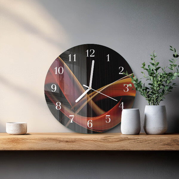 Reloj de pared redondo Abstracción