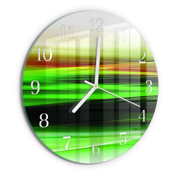 Reloj de pared redondo Abstracción