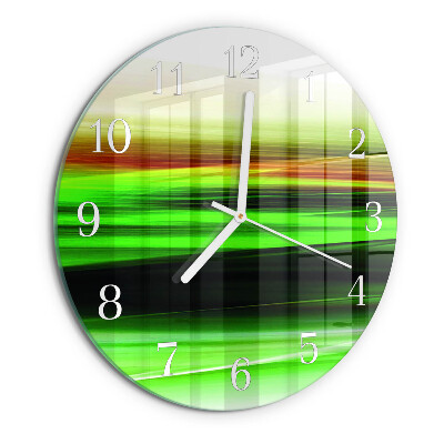Reloj de pared redondo Abstracción