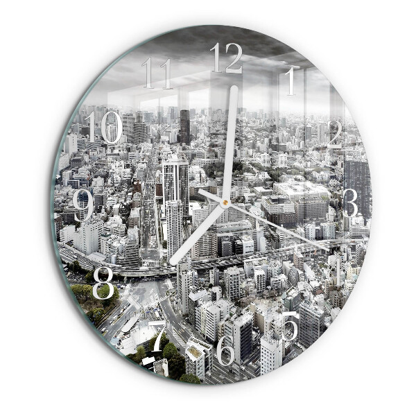 Reloj de pared redondo Ciudad