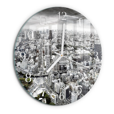 Reloj de pared redondo Ciudad
