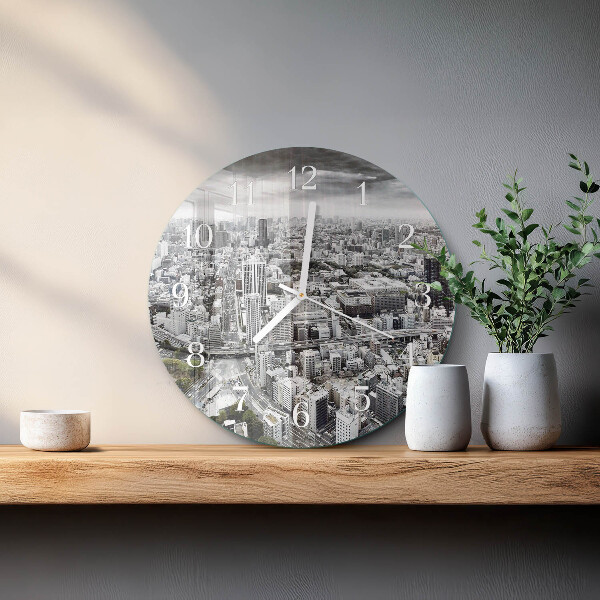 Reloj de pared redondo Ciudad