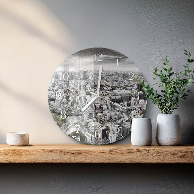 Reloj de pared redondo Ciudad
