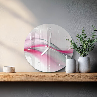 Reloj de pared redondo Abstracción
