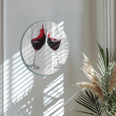 Reloj de pared redondo Vino