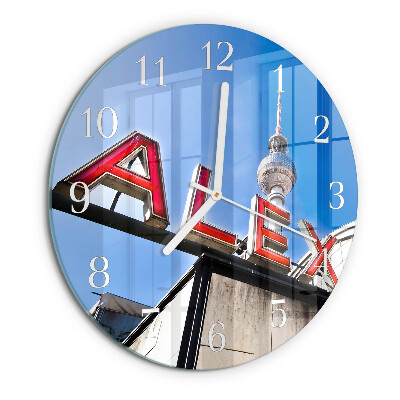 Reloj de pared redondo Plaza de Alejandro