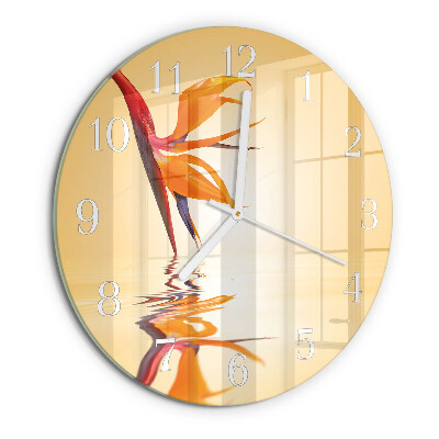 Reloj de pared redondo Flor