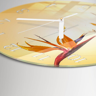 Reloj de pared redondo Flor