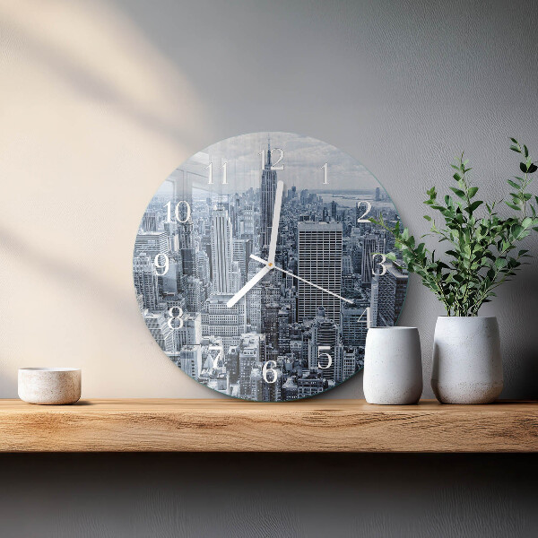 Reloj de pared redondo Ciudad