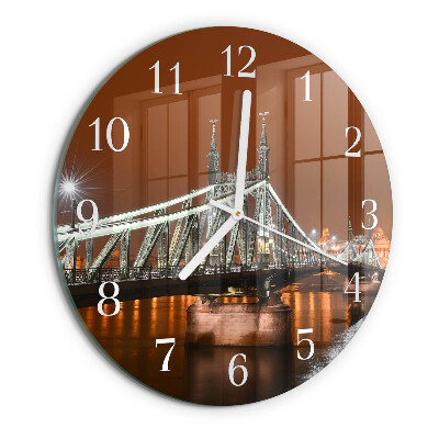 Reloj de pared redondo Puente