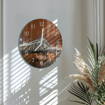 Reloj de pared redondo Puente