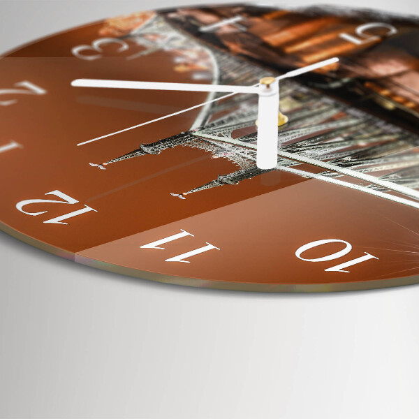 Reloj de pared redondo Puente