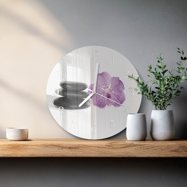 Reloj de pared redondo Piedras