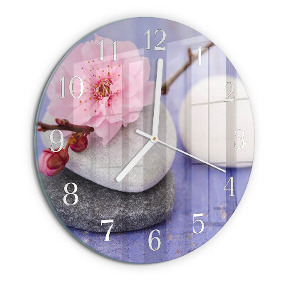 Reloj de pared redondo Piedras