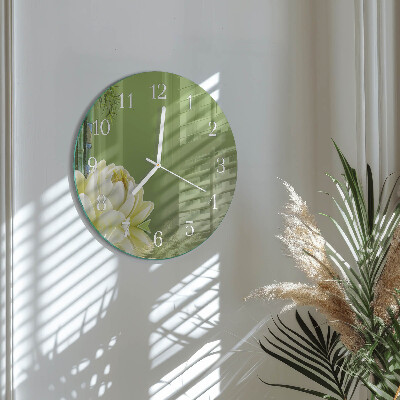 Reloj de pared redondo Lirio