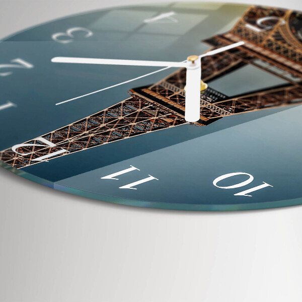 Reloj de pared redondo Torre Eiffel